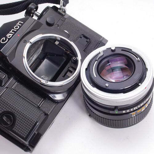 佳能CANON A-1 A1 50/1.4红字高端专业胶片单反相机 文艺复古摄影 - 图0