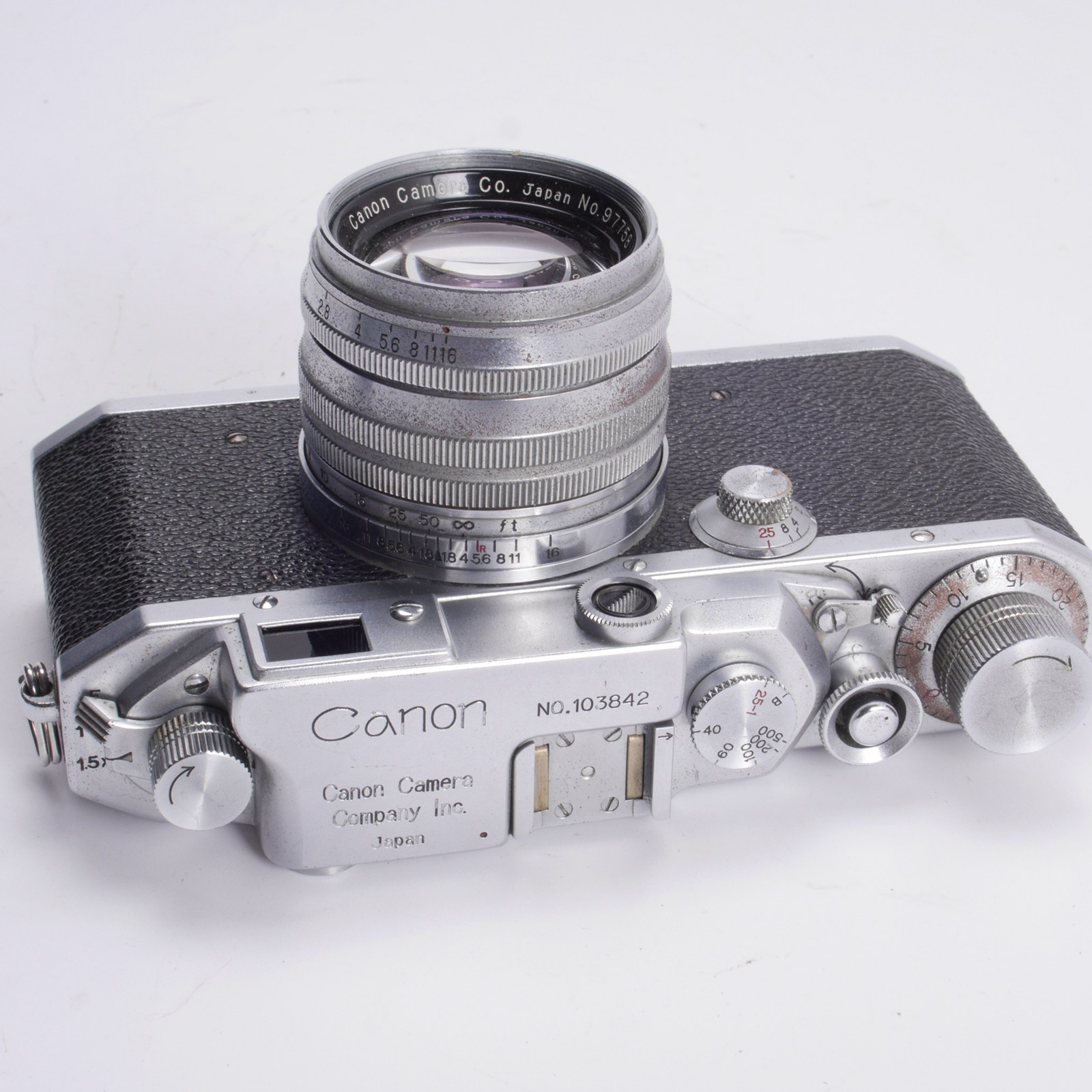 佳能 CANON旁轴机械胶片单反相机50/1.8 L39口经典优于徕卡巴纳克 - 图0