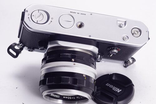 尼康 NIKON F2尖顶DE1 纯机械胶片单反相机50/1.4 套机 文艺复古 - 图2
