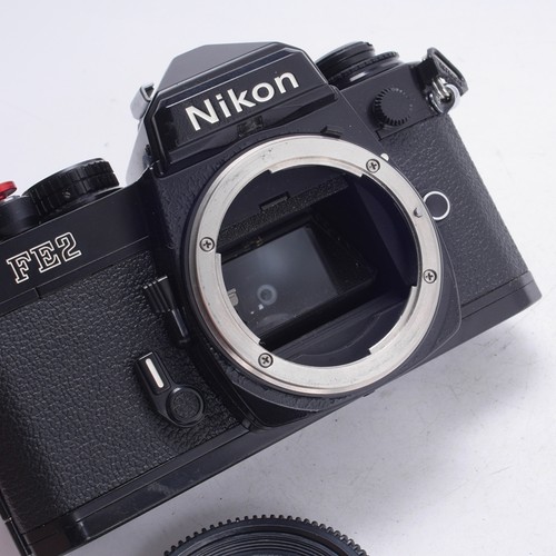 尼康NIKON FE2黑漆钛帘胶片单反相机优于FM2可配50/1.4 35/2 97新 - 图3
