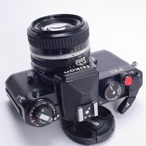 尼康NIKON FE2 AI 50/1.4机械钛帘胶片复古单反相机96新优于FM2 - 图3