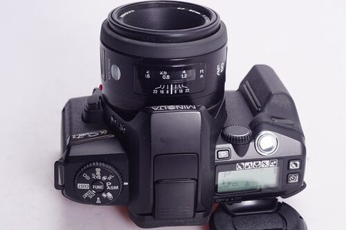 美能达MINOLTA A5 A SWEET II 50/1.7 轻便自动胶片相机 黑漆97新 - 图3