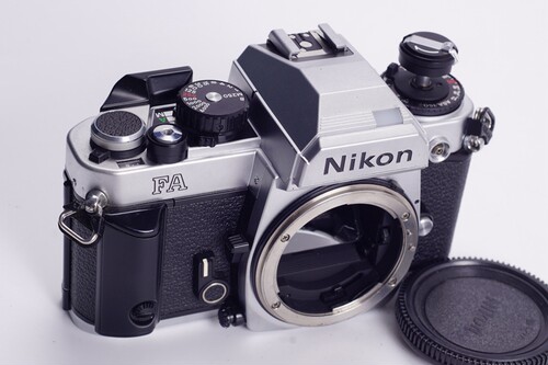 尼康NIKON FA 银黑高端钛帘胶片单反相机单机可配35 50镜头优于FM - 图3