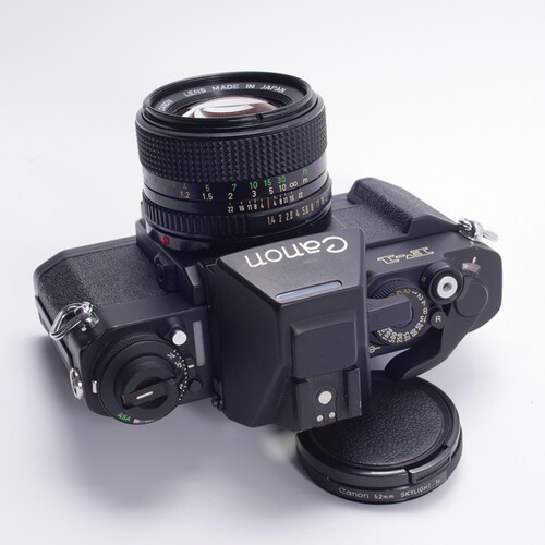 佳能CANON NF1 NEW F-1 50/1.4高端机械胶片98新单反相机优于F3HP - 图0