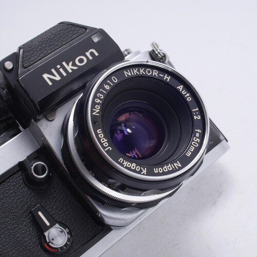 尼康NIKON F2 DP1测光顶 50/2镜头不输AS SB银黑机械胶片单反相机 - 图3