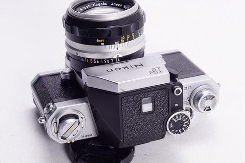尼康 NIKON 全机械大F 50/1.4 平顶单反相机 97新 F的起点摄影 - 图0