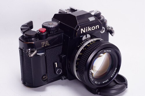 尼康 NIKON FA 50/1.4 套机 胶片单反 相机 优FM2 钛帘 酷黑 - 图0