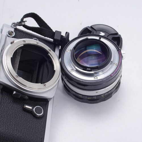 尼康 NIKON FM双花版  50/1.4 人像机械胶片单反相机 96新不输FM2 - 图2