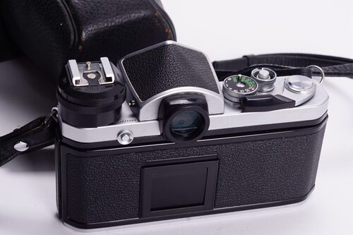 尼康NIKON F2 尖顶 DE1 98新带皮套全机械胶片单反相机王可50镜头 - 图2
