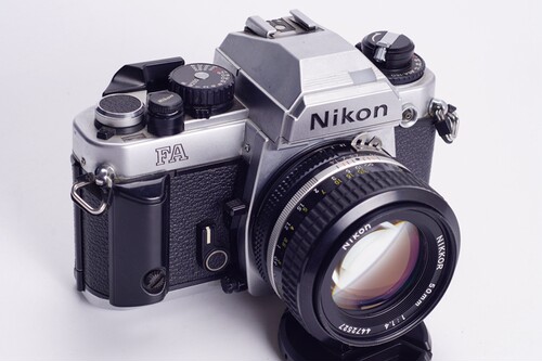 尼康 NIKON FA AI 50/1.4 钛帘机械单反胶片相机96新 高端优于FM2 - 图1