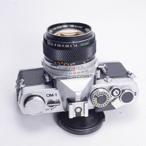 奥林巴斯OLYMPUS OM1 50/1.4 机械胶片单反相机 98新复古摄影 - 图0