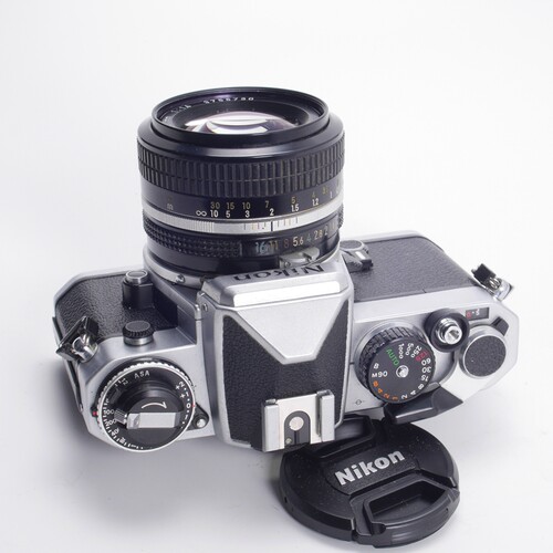 尼康NIKON FE 50/1.4银黑色胶片单反相机98新高性价比人像摄影 - 图0