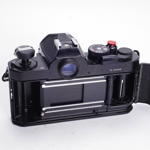 尼康NIKON FM双花黑漆机械胶片单反相机98新刚保养可35 50镜头 - 图0