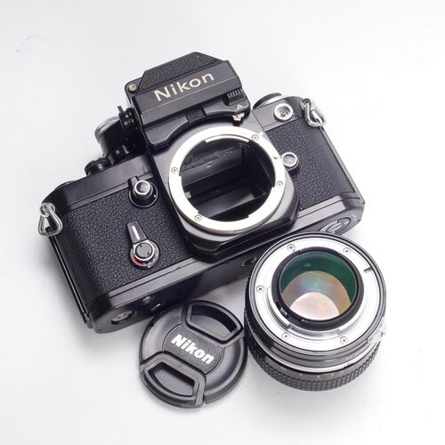 尼康NIKON F2A+50/1.4黑漆纯铜高端机械胶片单反相机DP11测光96新 - 图3