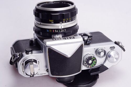 尼康 NIKON F2 尖顶 DE1 H 50/2 机械胶片单反相机 96-97新套机 - 图0