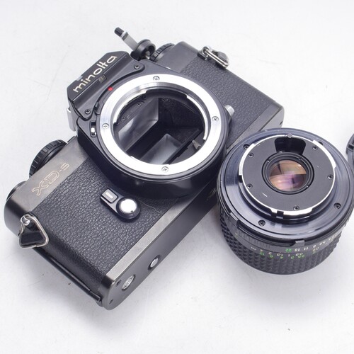 美能达MINOLTA XDS高端胶片单反相机+28/2.8MD 广角风景人像摄影 - 图2
