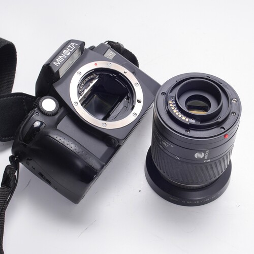 美能达MINOLTA A70 28-100 优于A5后期自动胶片相机 套机2004年发 - 图1