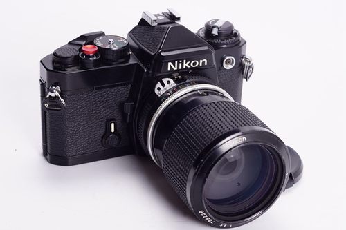 尼康NIKON FE 43-86/3.5黑漆胶片单反相机97新文艺摄影FM关联-图0