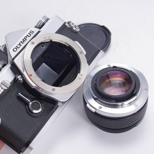 奥林巴斯OLYMPUS OM1 50/1.4 机械胶片单反相机 98新复古摄影 - 图2