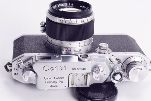 佳能CANON II 50/1.8 旁轴机械胶片单反相机 L39口经典不输LEICA - 图0