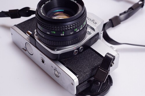 美能达 MINOLTA SRT 10150/1.7套机胶片全机械单反相机 复古97新 - 图2