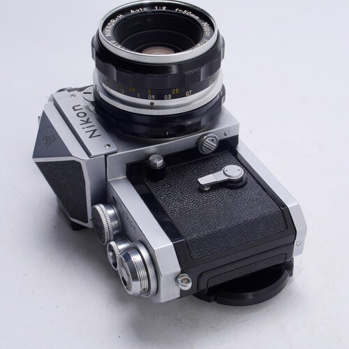 尼康NIKON 大F尖顶 50/2 H全机械胶片相机复古文艺F的起点 97新 - 图2