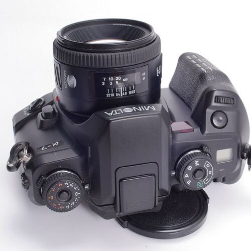 美能达MINOLTA A7 50/1.4 NEW AF高端自动胶片单反相机97新不输A9 - 图1