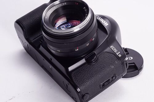 佳能CANON EOS 1N 50/1.4 ZE 蔡司高端胶片单反相机 文艺摄影98新 - 图3