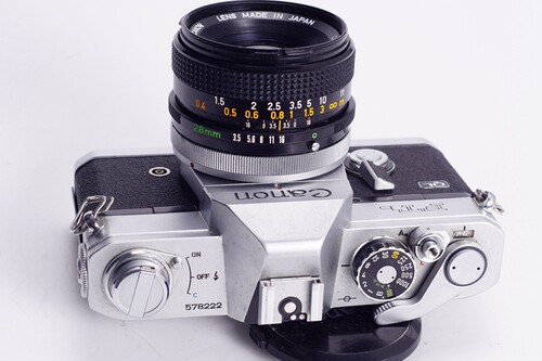 佳能 CANON FTB 28/3.5 S.C 机械胶片单反相机 不输AE1 F1 测光好 - 图1