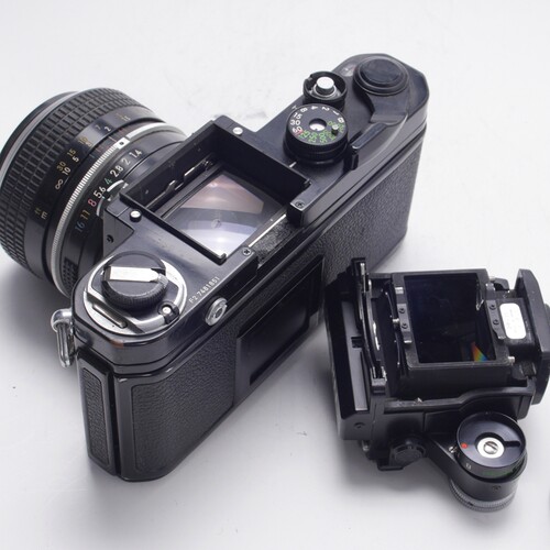 尼康NIKON F2A 50/1.4 DP11测光眼平机械胶片单反相机黑漆纯铜版 - 图2