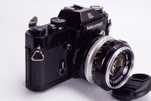 尼康 NIKON 马特 EL NIKKOR 50/1.4 套机 优于 FE FM机械相机胶片 - 图0