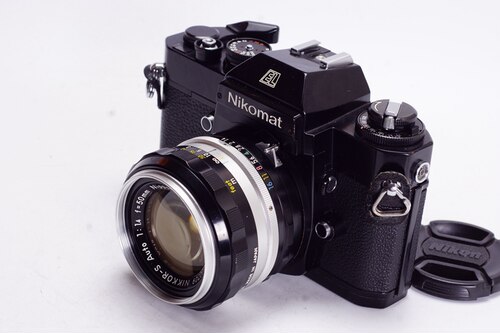 尼康 NIKON 马特 EL NIKKOR 50/1.4 套机 优于 FE FM机械相机胶片 - 图1