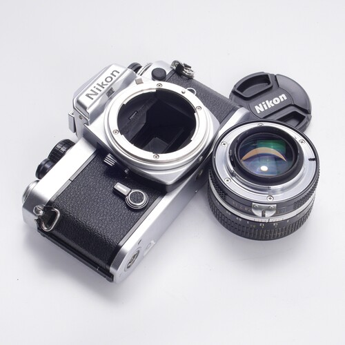 尼康NIKON FE 50/1.4银黑色胶片单反相机98新高性价比人像摄影 - 图3