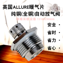 Heating sheet Home warmer Automatic bleed valve exhaust pure copper valve Manual running wind bleed valve drain valve