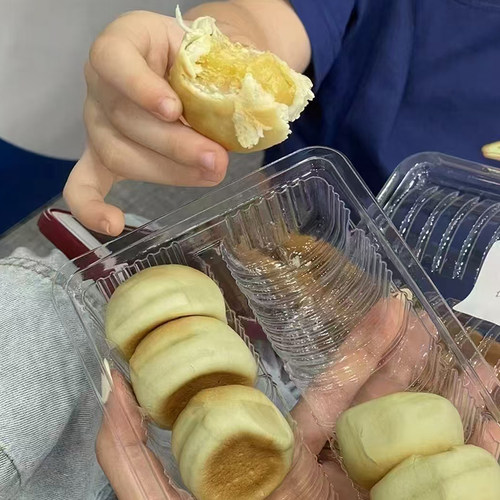 酷米熊冰淇淋绿豆饼雪媚娘芋泥饼皮薄传统手工糕早餐点心盒装10枚 - 图3