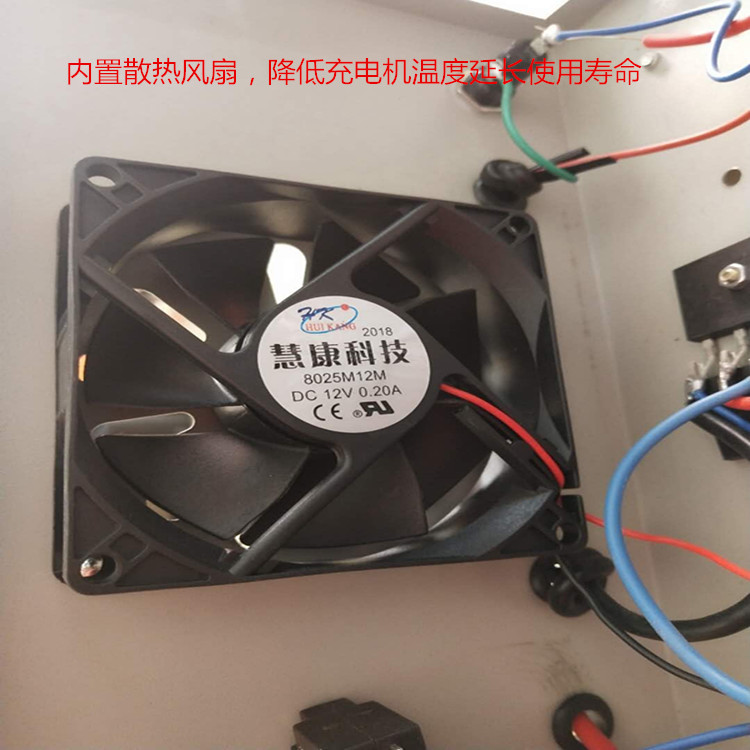 汽车蓄电池充电机高效节能充电器可调节6V12V24V 环保风冷型50A - 图2