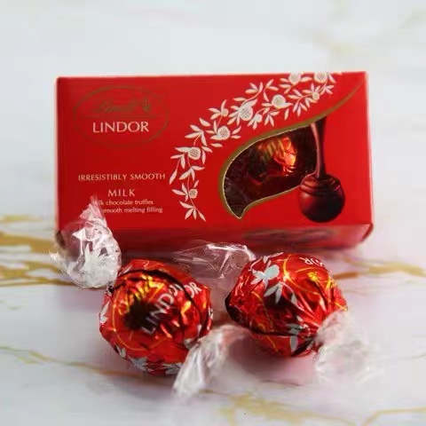 瑞士莲Lindt牛奶巧克力新款两颗装婚庆喜糖成品满月回礼伴手礼 - 图1