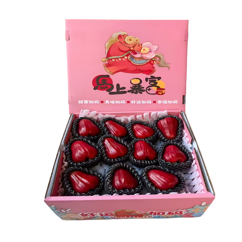 海南黑金刚莲雾5礼盒马到成功年货热带水果冬季补水酥脆莲雾顺丰,淘宝优惠券,粉丝福利购,淘宝优惠卷