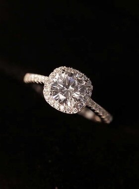 新款奢华婚戒情侣款对戒结婚戒指时尚简约活口可调节直播推荐