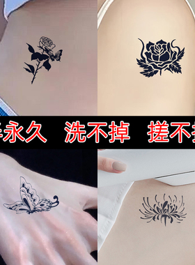 草本果汁纹身贴女不反光