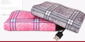 户外5V伏USB电热毯充电宝加热床五伏单人电褥子可调温度取电暖器 - 图1