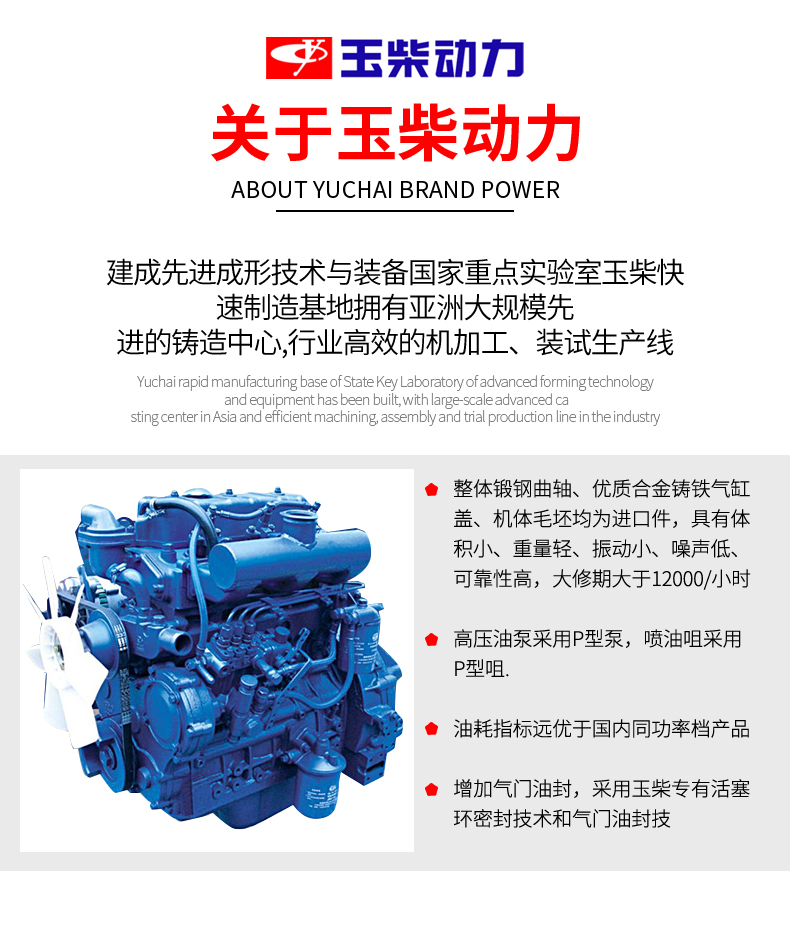 玉柴50KW静音无刷柴油发电机组30/40/80/100/150/200千瓦三相380V - 图2