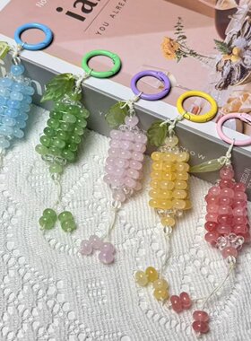 彩色琉璃玉米挂件高颜值diy吊饰包包挂饰汽车挂件女生礼物挂