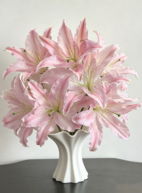 3D打印花瓶轻奢高级感客厅插花摆件简约ins风桌面鲜花装饰花器