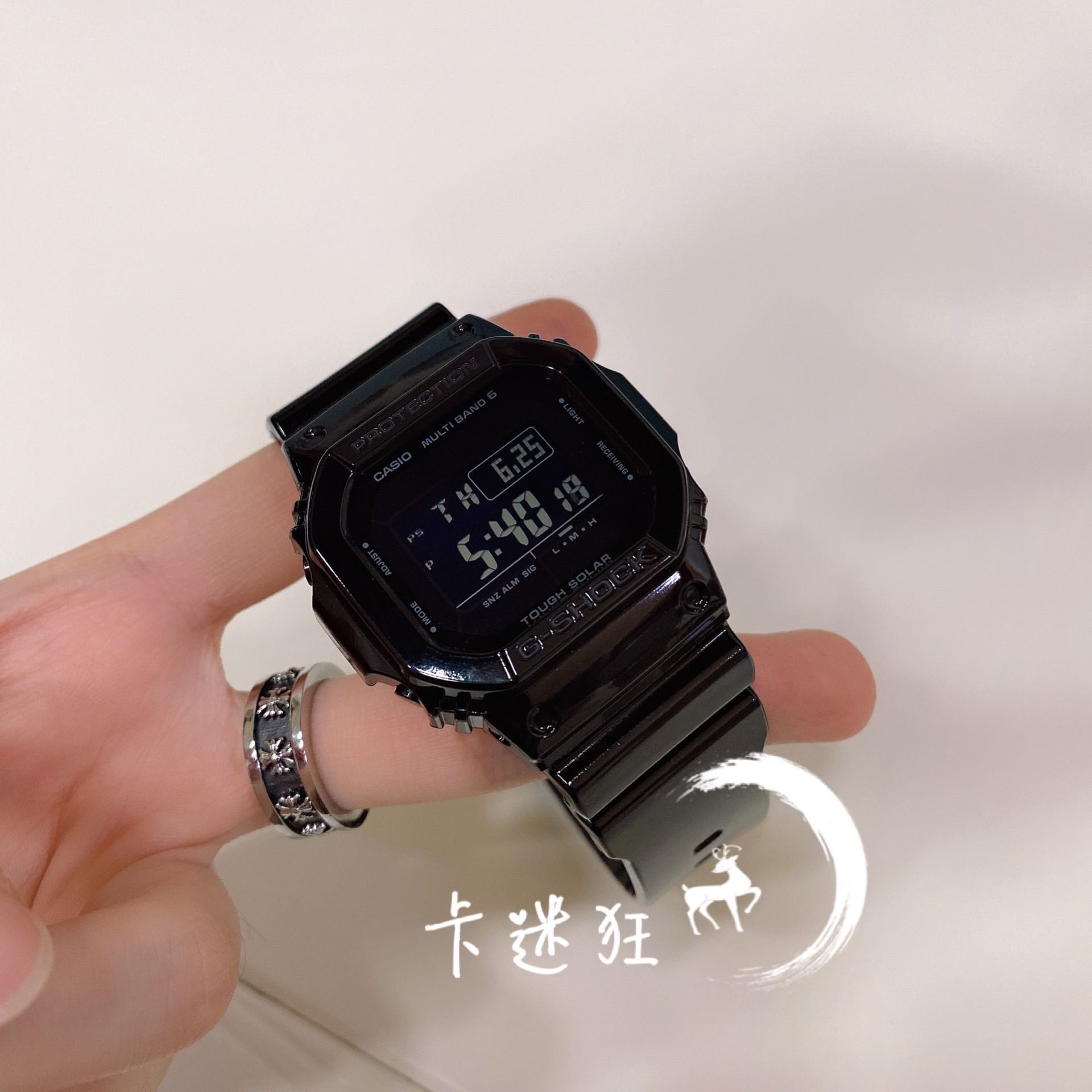 全黑电波太阳能手表男女 M5610BB 1 M5610 GW SHOCK G 卡西欧 CASIO 全黑电波太阳能手表男女 M5610BB 1 M5610 GW SHOCK G 卡西欧 CASIO