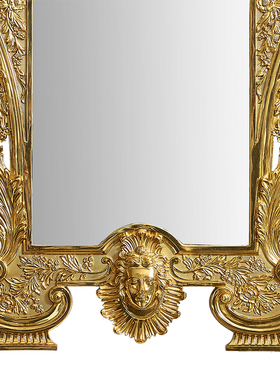 美式法式奢华全铜装饰挂镜