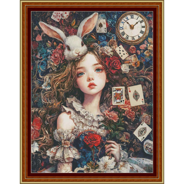 ການແຕ້ມຮູບສີນ້ຳມັນແບບ Cross Stitch 2026 ໃໝ່ທີ່ພິມແບບງ່າຍໆ