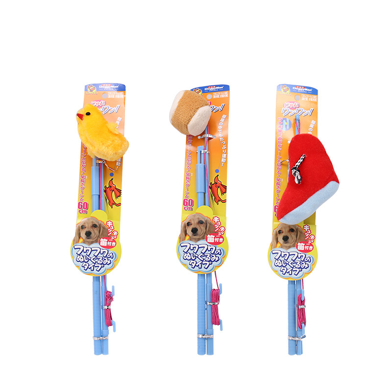 日本多格漫调皮汪汪逗犬棒发声玩具长竿逗犬狗玩具耐咬毛绒玩具鞋,淘宝优惠券,粉丝福利购,淘宝优惠卷