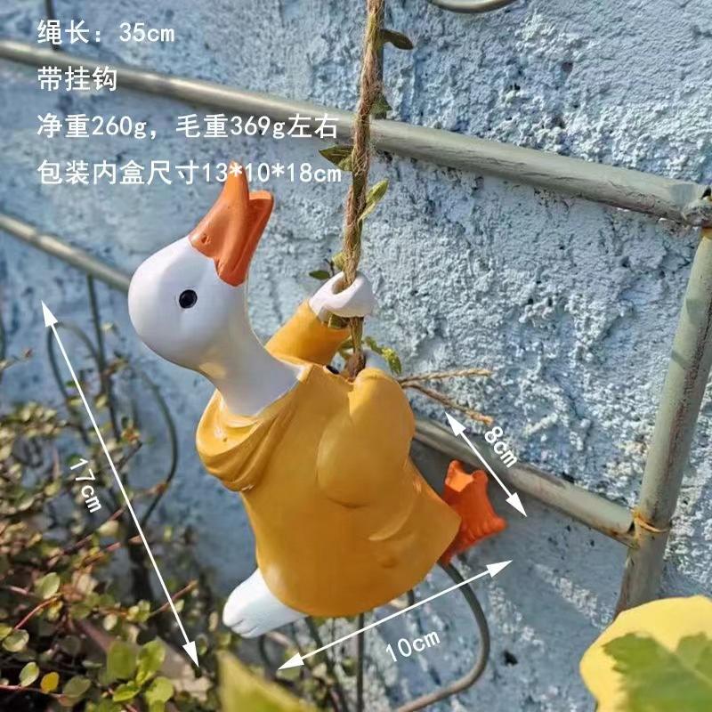 可爱动物攀登小兔子壁挂民宿户外花园摆件庭院爬树上造景 - 图2