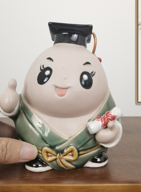 励志桌面小礼品美陶陶瓷儿童现代